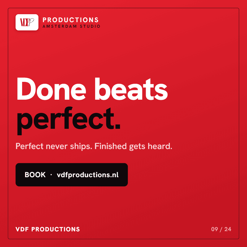 Uit de social-serie — Done beats perfect